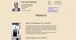 Desktop Screenshot of mx-electronic.com